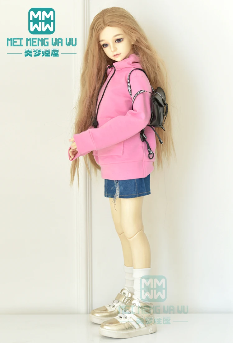 Одежда для куклы BJD на 1/3 SD doll Повседневная Толстовка и джинсовые шорты|Куклы| |