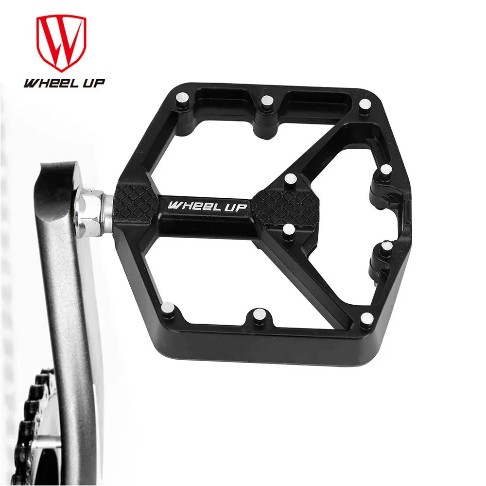 

WHEEL UP Road Bike Pedals Aluminum Alloy Mountain Bike Pedal Ultralight Anti-slip Bicycle Footboard DU Bearing Cycling Part