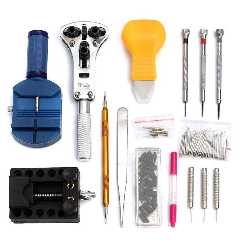 

144-Piece Repair Tool Set, Watch Opener Repair Tool, 144-Piece Combination Set, Watch Repair Tool Kit