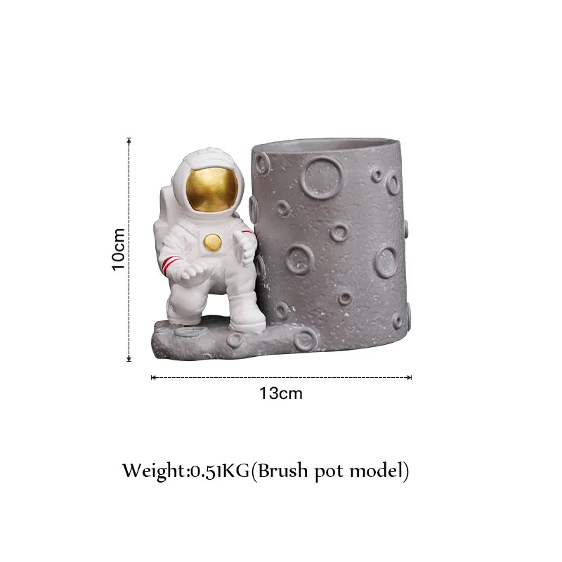 

Nordic Space Creative Gift Resin Astronaut Model Trinkets Home Living Room Decoration Sculpture Modern Birthday Gift Cartoon