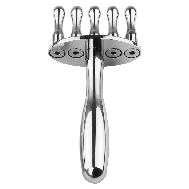 

netic Therapy Meridian Massage Stick Whole Body netic Small Waist Five-Pointed Stainless Steel