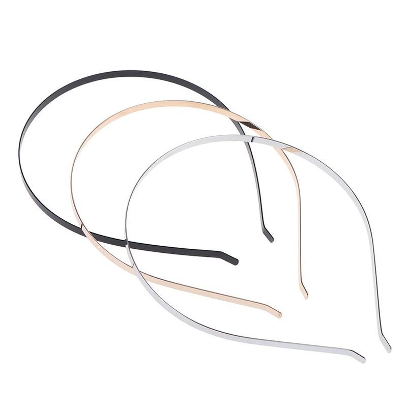 Wholesale DIY Craft Hair Hoop 3 Colors Plain Metal Hairband Decorative Headband for Girls Band | Детская одежда и обувь