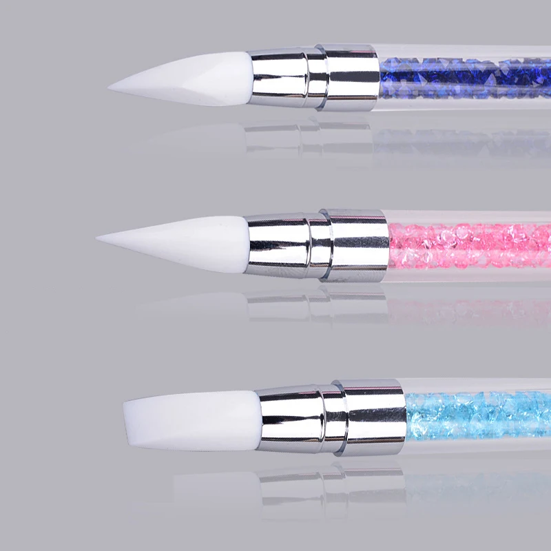 1 шт. кисть для дизайна ногтей инструмент расчистки 2 способа кристаллического