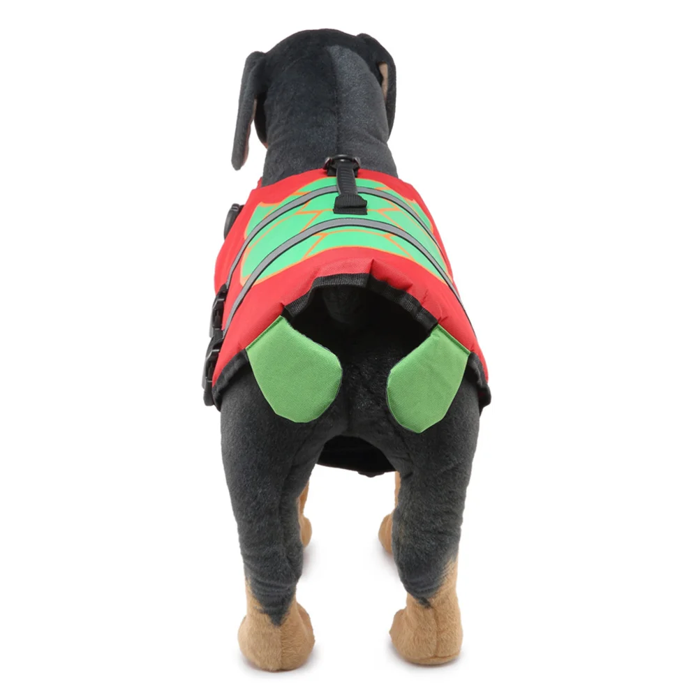 

Dog Swimming Life Vest Puppy Life Preserver Safety Vest with Reflective Strip