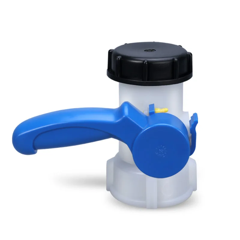 

Plastic DN40 Butterfly Valve Used IBC Storage Tank 1000L IBC Storage Tank Adapter Container Tank Switch Acid Alkali Resistance