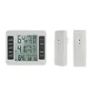 Fridge Thermometer Digital Freezer with Indoor Temperature Monitor 2 Wireless Sensors Refrigerator Audible Alarm |
