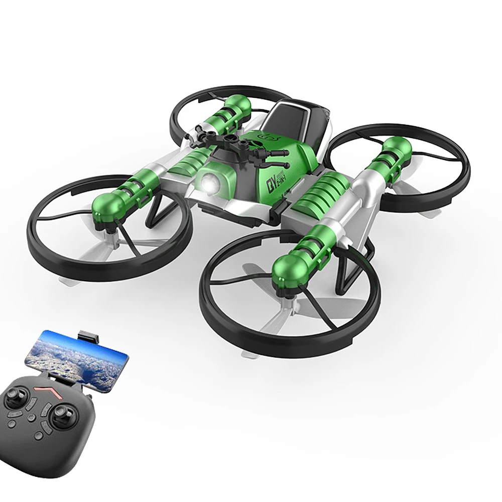 CYSINCOS детей с камерой дистанционного управления Вертолет деформации мотоцикла