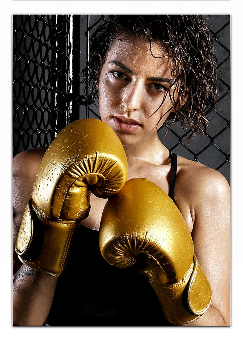 

Pro Grade Boxing Gloves Muay Thai Boxing, MMA Kickboxing Training Boxing Equipment Gear for Martial Art Fight Gloves Men & Women