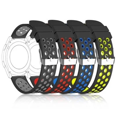 

Smart Accessories for Amazfit Stratos 3 Strap 22mm Band for Xiaomi Watch 1 2 Amazfit Pace Replacement Strap Double Color