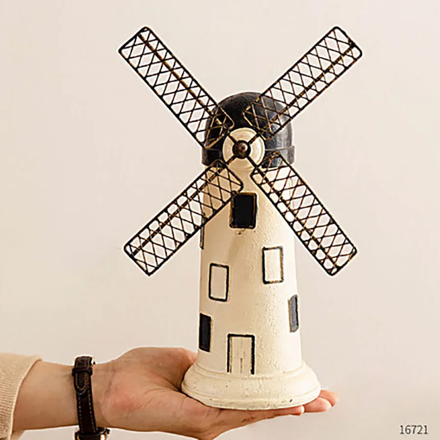 Творческий дом Ретро ветряные мельницы Копилка Сейф для денег Детская Банк