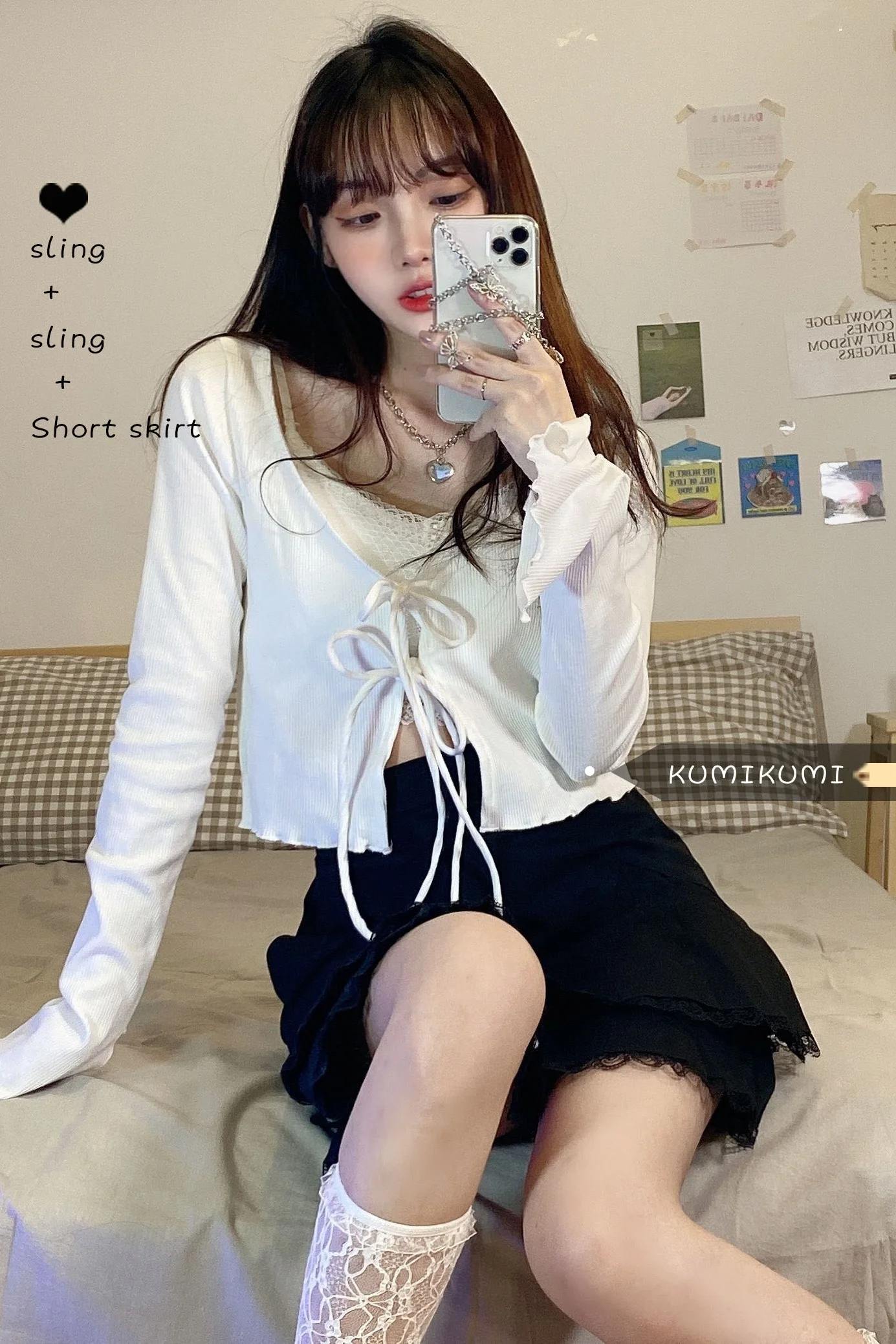 Корейская летняя тонкая рубашка бандажный короткий солнцезащитный кардиган