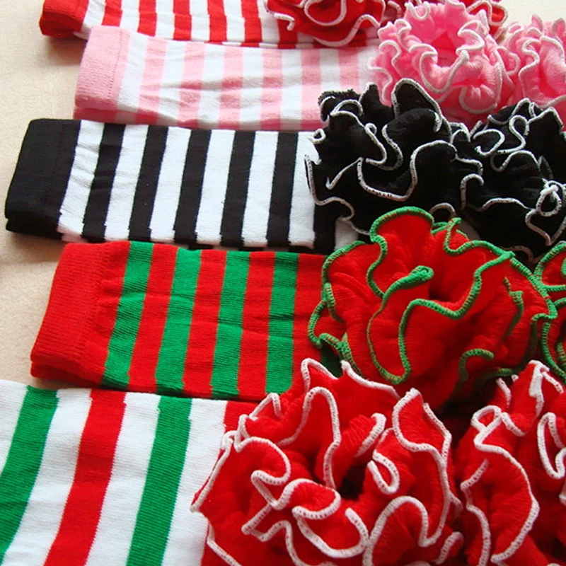 Новинка 2020 детские гетры для маленьких девочек вязаные полосатые теплые носки