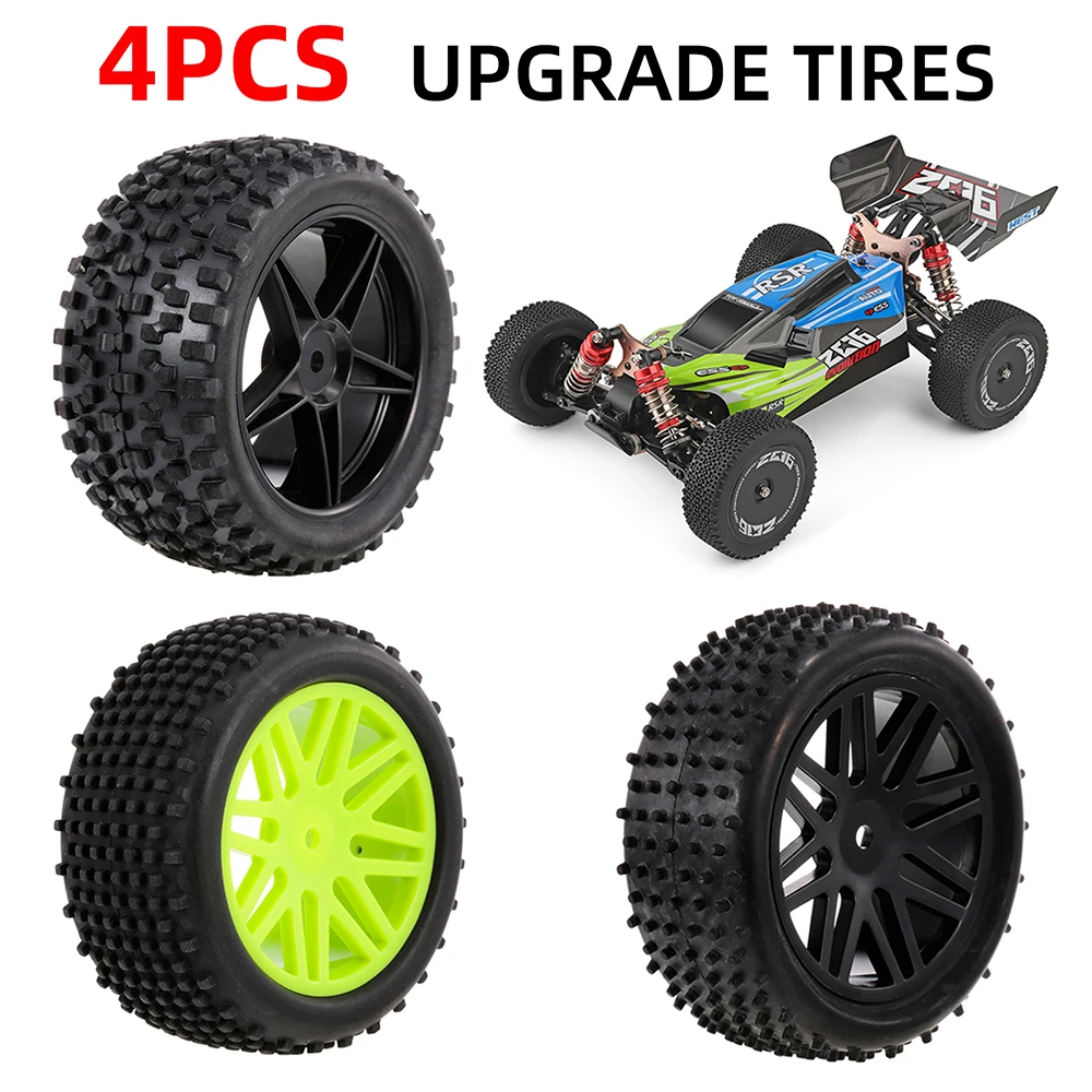 

4 шт. 85 мм шины для Wltoys 144001 124019 104001 Радиоуправляемый автомобиль 1:10 Радиоуправляемый багги