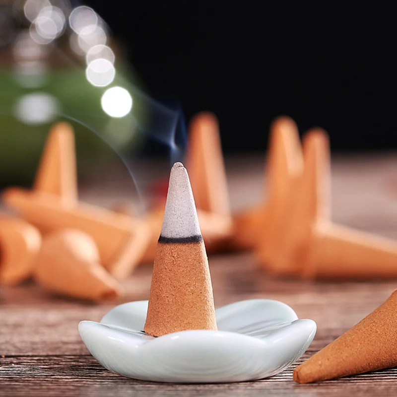 F 200/500/1000 г Смешанные натуральные благовония конусы Индийский Жасмин Тибетский