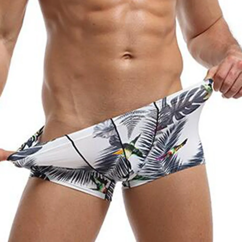 

Ice Silk Men's Sexy Underwear Boxer Briefs Men's Shorts Personality Boy Boxer Sports Shorts Men's Panties Bulge Pouch Underpants