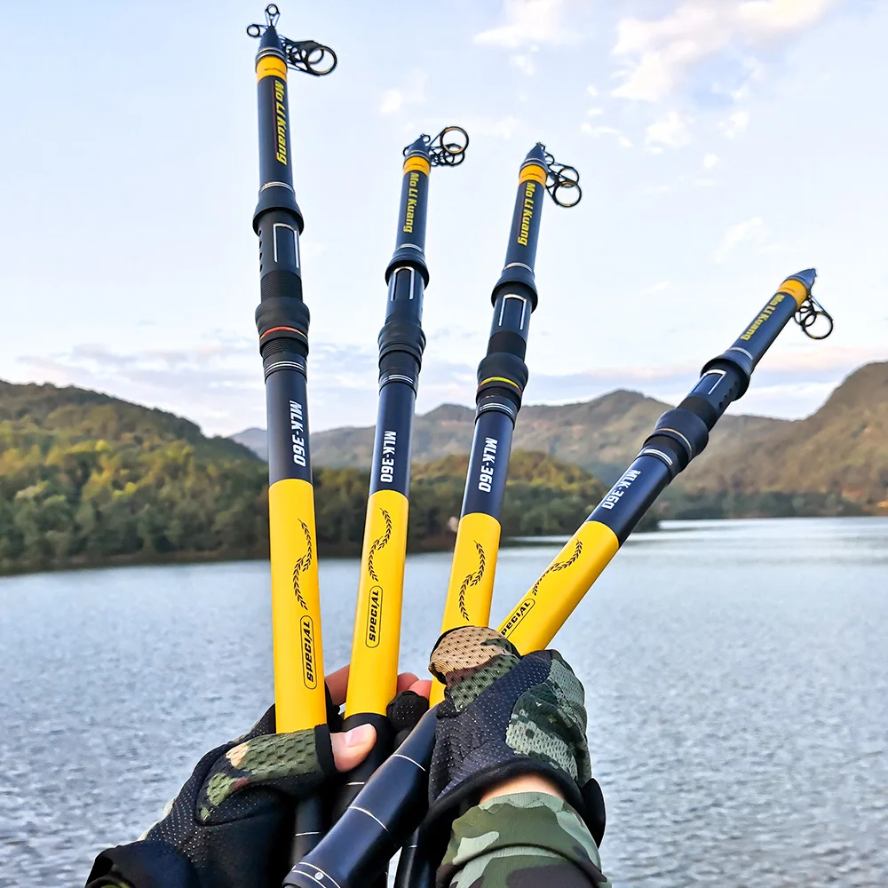 JOSBY Pesca телескопическая удочка для ловли рыбы нахлыстом спиннинг ультра светильник для карбонового фидера Удочка снасть 2,1 М 2,4 М 2,7 м 3 м 3,6 м Мини Путешествия