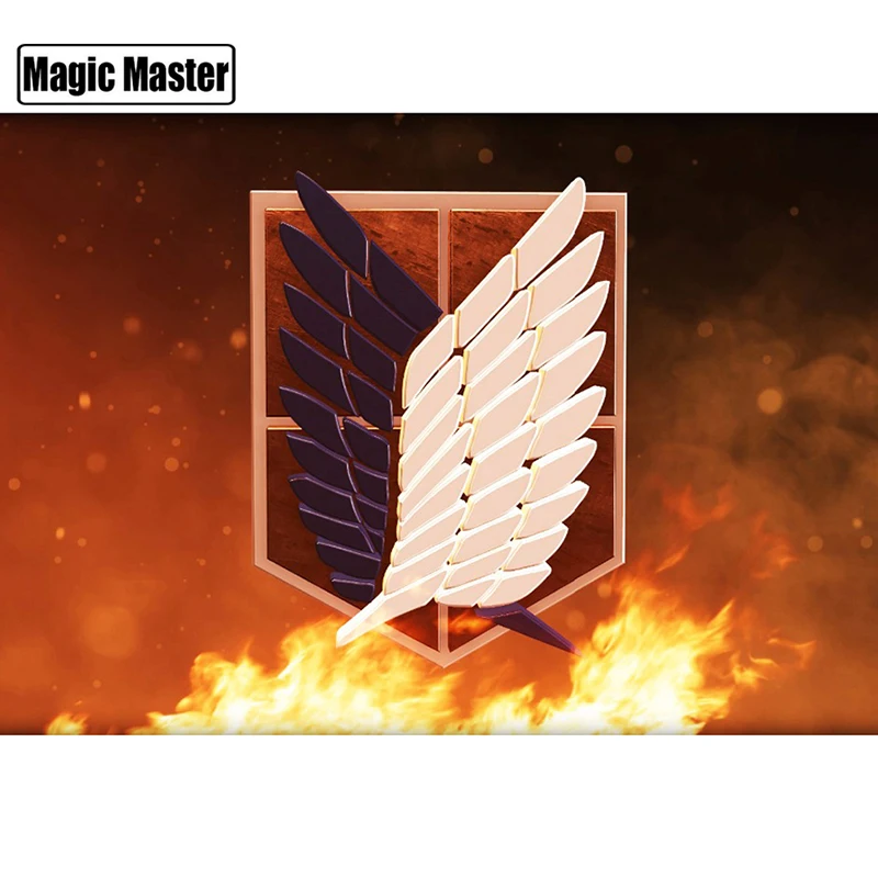 Алмазная 5D картина сделай сам с полными стразами аниме атака на Титанов вышивка