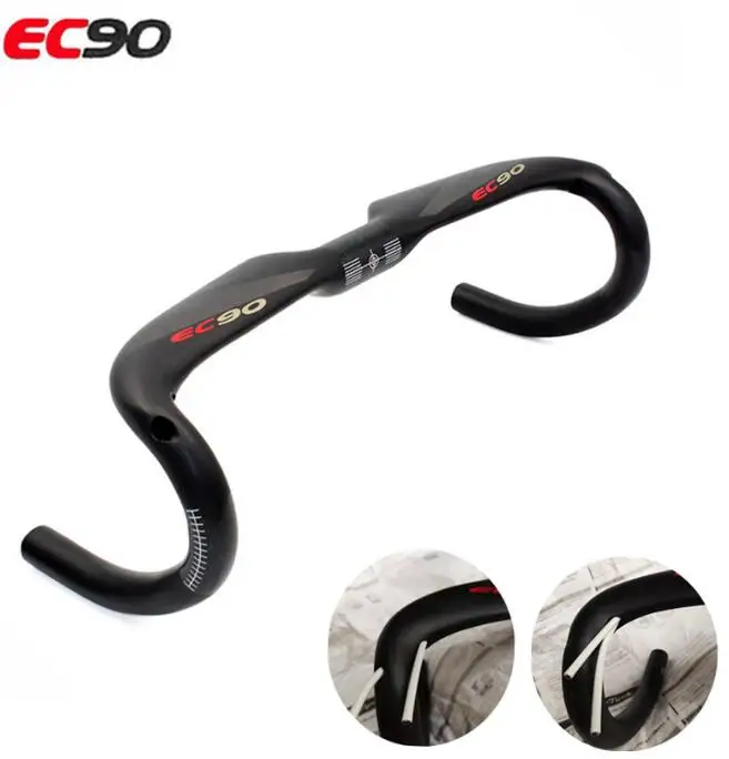 EC90 полный карбоновый руль для велосипеда дорожные стержни UD матовый плоский