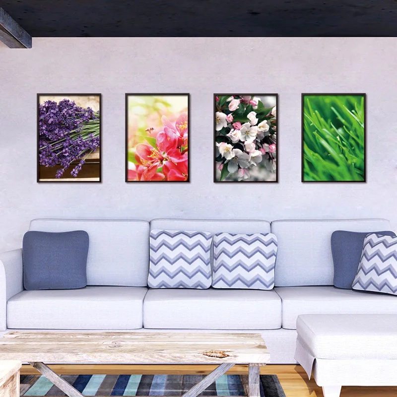 3D рамка для картин пейзаж живопись настенные Стикеры наклейки фотообои спальни