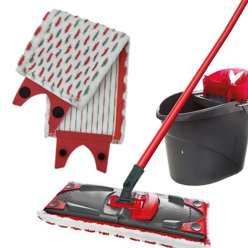

1/2/3Pcs Microfiber Floor Mop Pads Replacement Reusable Machine Washable Cleaning Heads Compatible with Vileda UltraMax