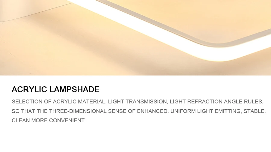 Новая акриловая современная светодиодная потолочная люстра для гостиной, спальни, столовой, домашняя люстра, лампа, светильники
