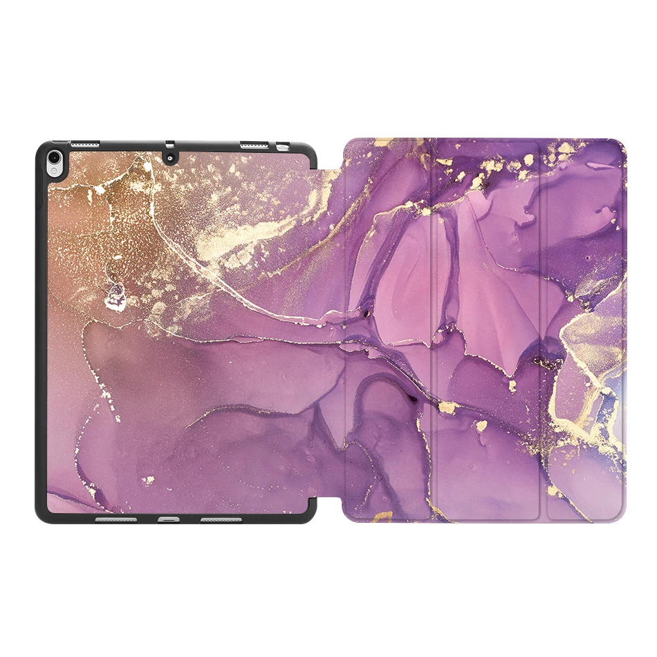 IPBC01 MTT чехол для планшета для iPad Pro Air 10,5 дюймов мраморная текстура из искусственной кожи+ Мягкий ТПУ задний смарт-чехол с держателем карандаша - Цвет: IPBC01