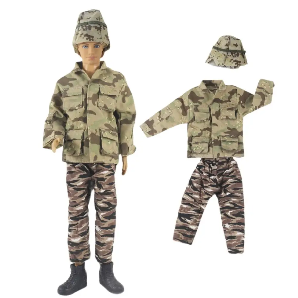 

Camo Outdoor Outfits Set for Ken Blyth 1/6 MH CD FR SD Kurhn BJD Male Doll Clothes Accessories
