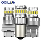 Светодиодсветодиодный лампа OXILAM 2x1156 BA15S P21W LED 1157 BAY15D P215 W P27W 7440 W21W W215 W T15 W16W, светодиодная сигнальная лампа, стоп-сигнал, фонарь заднего хода для автомобиля
