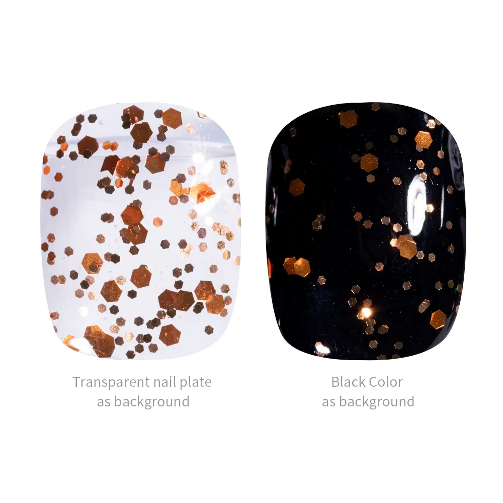 Верхнее покрытие ULOVKAYA блестящий гель золотого цвета 2 в 1 УФ-Гель-лак без