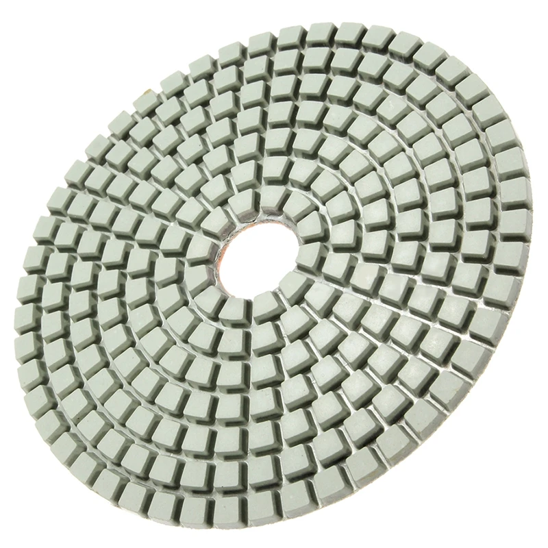 

8Pcs Diamond Polishing Pads 4 inch Wet/Dry Set For Granite Stone Concrete Marble