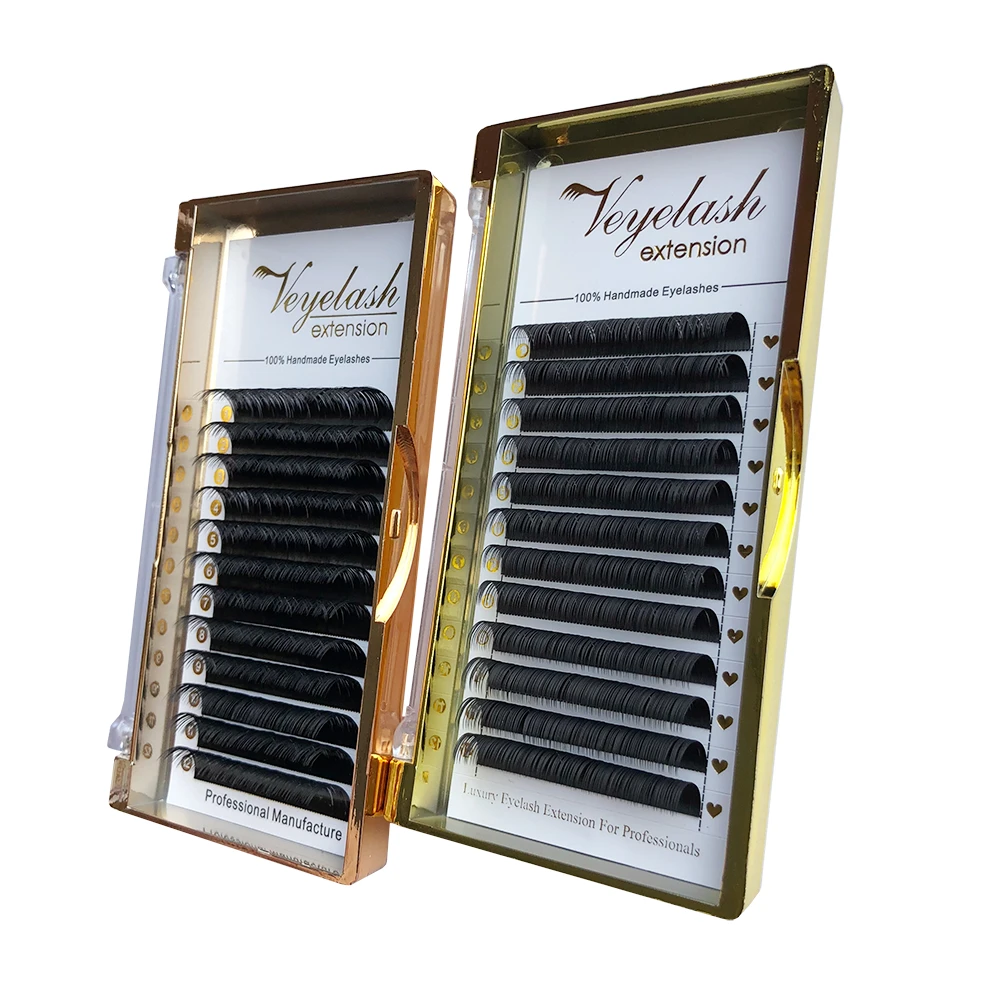 Ресницы любых размеров 3D наращивание шелковых ресниц индивидуальные накладные