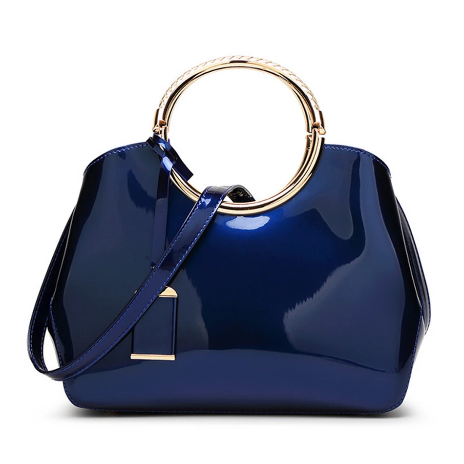 Высококачественная модная трендовая сумка из лакированной кожи Сумка с верхними
