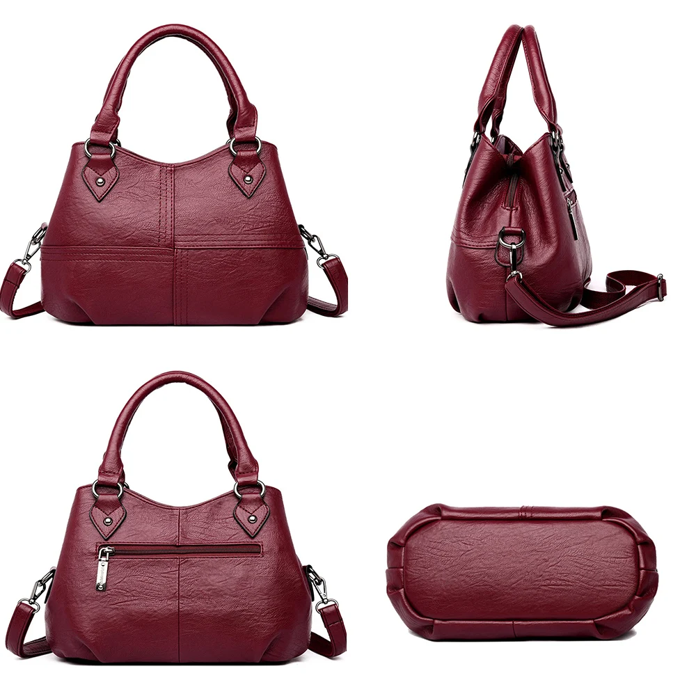 Брендовые роскошные женские кожаные сумки дизайнерские винтажные ручные