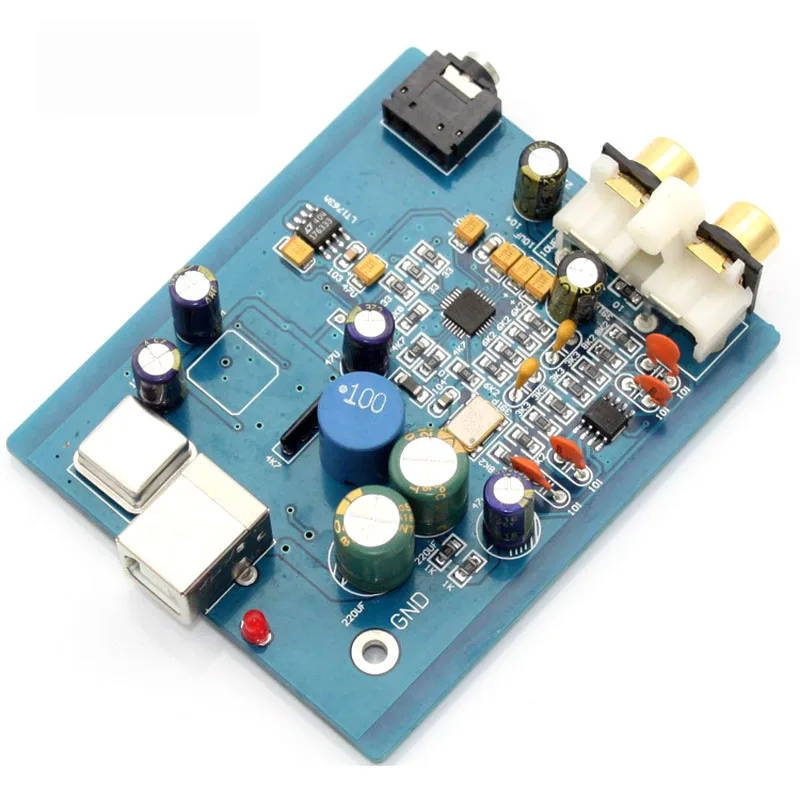 Hi-Fi ES9018K2M SA9023 USB DAC декодер доска внешняя звуковая карта Поддержка 24Bit 92k для аудио