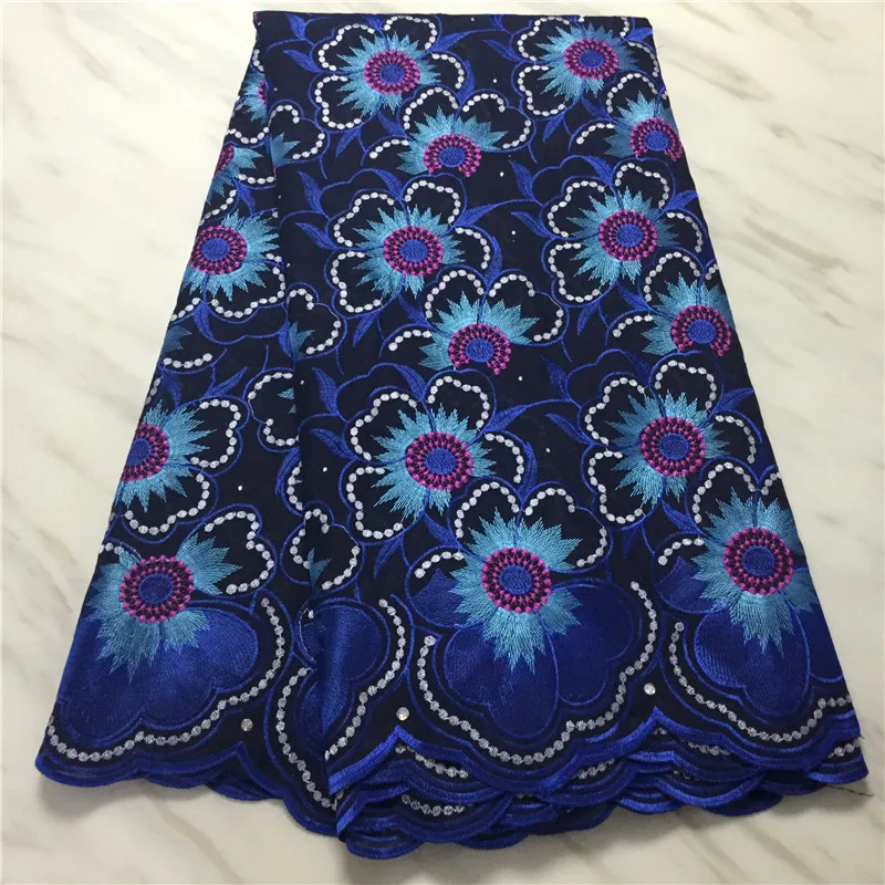 5 ярдов 2020 последняя швейцарская хлопковая ткань вышитая бисером | Дом и сад