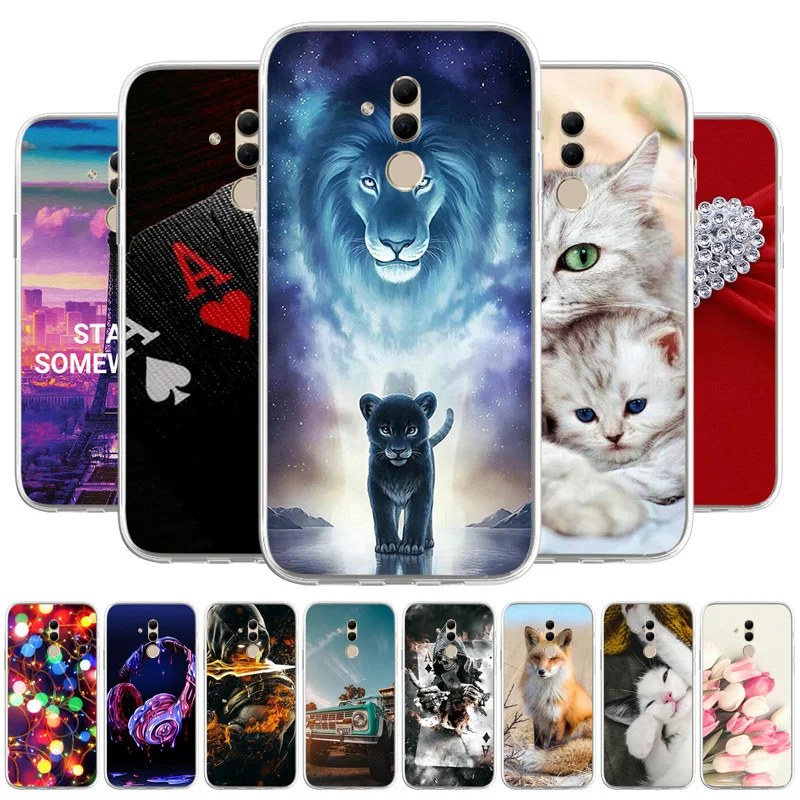 Мягкий чехол для Huawei Mate 10 Pro Чехол мат BLA-L09 BLA-L29 Капа Бампер корпус телефона |