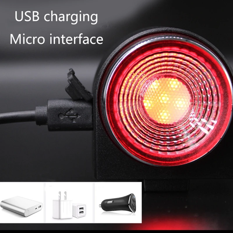

2 in 1 Smart Bike Tail Light, Ultra Bright 115db Anti-Theft Motorcycle Bike Alar N0HA