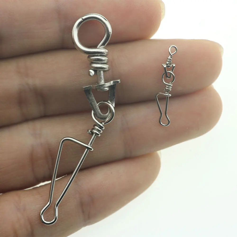 10 шт./лот треугольный Вертлюг + итальянская булавка из нержавеющей стали