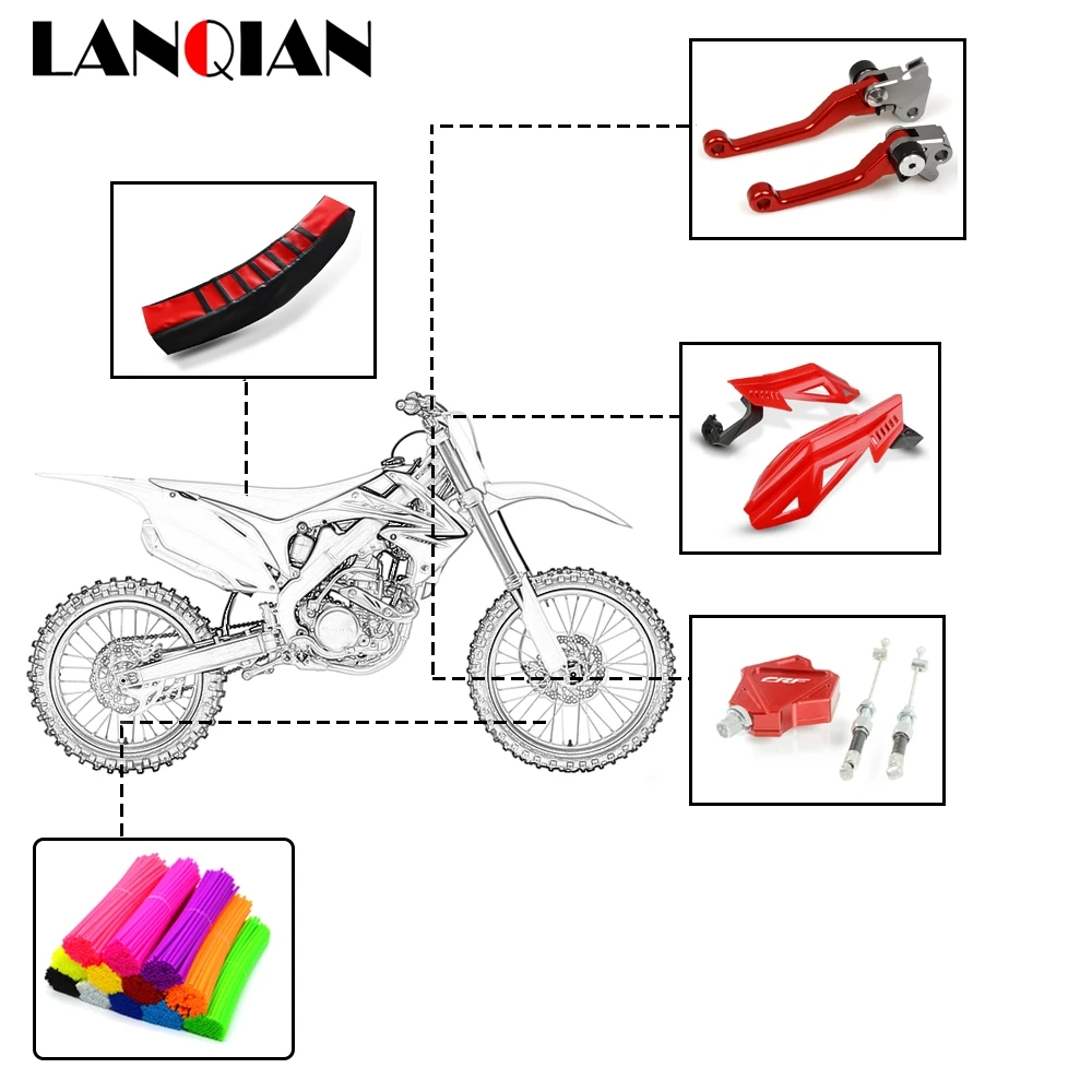 Аксессуары для мотоциклов тормозной рычаг сцепления руль Honda CR CRF SL XR CRM 80 85 150 230 250