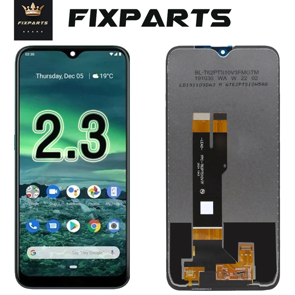 

6.2" For NOKIA 2.3 LCD Display With Touch Screen Digitizer Assembly No Dead Pixel For NOKIA 2.3 TA-1206 LCD Screen