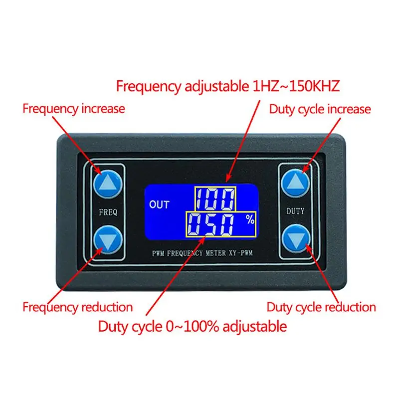 2021 New 1Hz-150KHz PWM Pulse Frequency Duty Cycle Adjustable Module Signal Generator | Обустройство дома