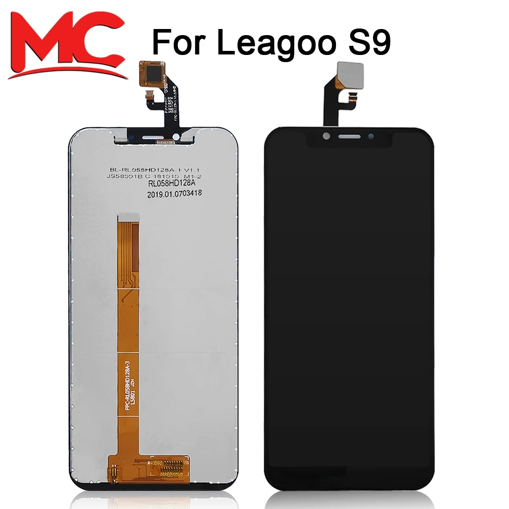 Оригинальный ЖК-дисплей 5 85 дюйма для Leagoo S9 + сенсорный экран 100% протестированный