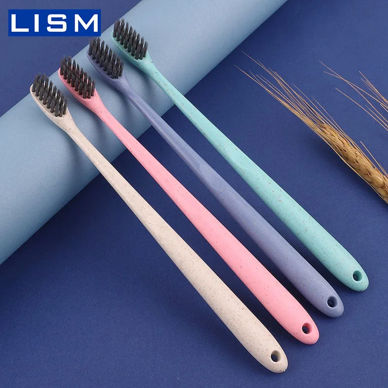 

Новинка, 1 шт., Пшеничная солома мягкая Зубная щётка Портативный eco-friendly для путешествий на открытом воздухе Применение уход за зубами для вз...