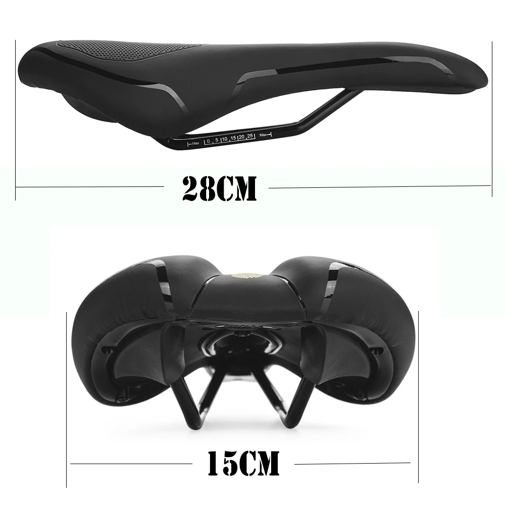 

Hollow Comfort Bicycle Saddle Breathable Seat Cushion Shockproof Waterproof Ergonomics MTB Road Bike Saddle Bike Accessories
