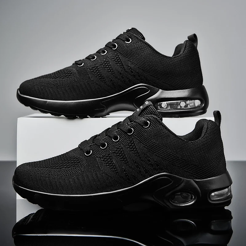 Cheap Women Running Shoes Cushioning Outdoor Walking Sneakers Mesh Breathable Lady Tenis Classic Hot Black Sport Big 42 | Спорт и