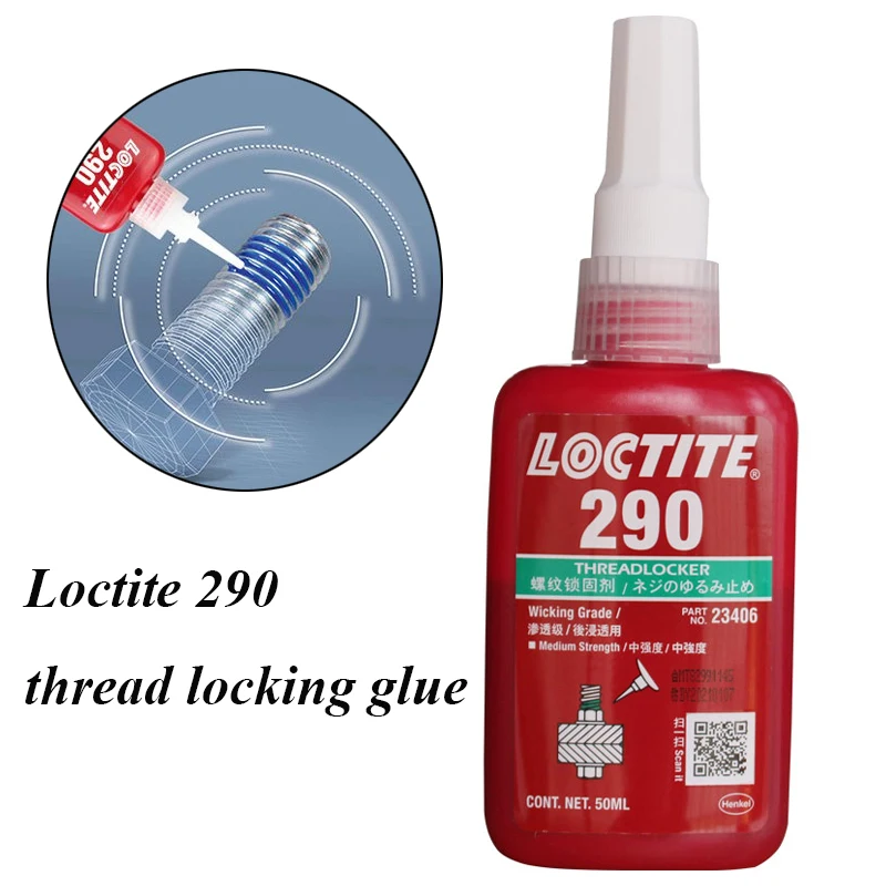 

Осмотический герметик для резьбы Loctite 290, 50 мл, средняя прочность, клей для винтового уплотнения, антиэробный клей для резьбы