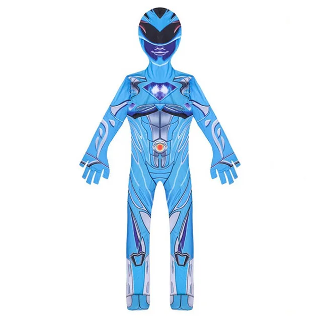 Halloween Costumes for Kids Power Mecha Five Beast Super Action Figures Rangers Battle Neuro Mystic Force Cosplay Jumpsuits | Детская