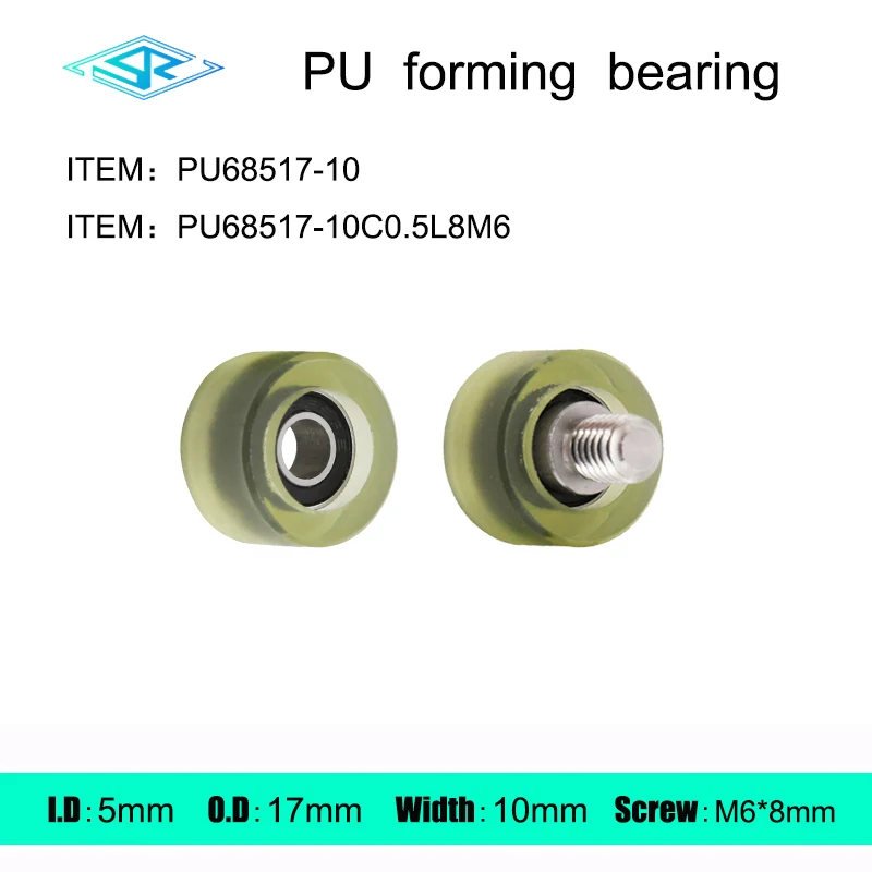 

The manufacturer supplies external thread link PU68517-10 polyurethane molded bearing POM plastic coated bearing BS68517-10