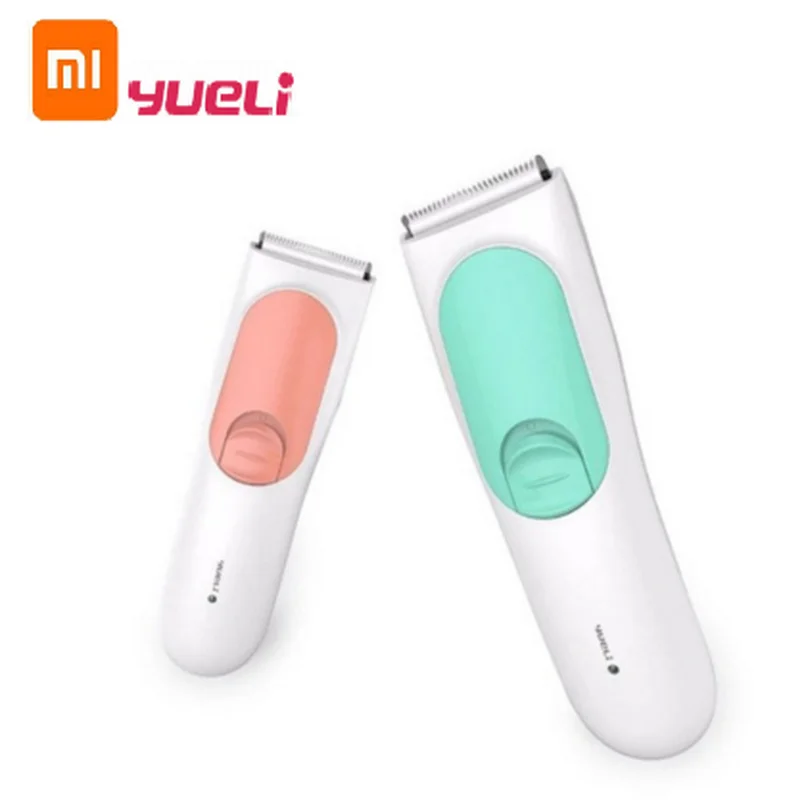 Xiaomi Yueli детская машинка для стрижки волос Водонепроницаемая бритва пищевой материал Форма R закругленная голова не Сердце Кожа без шума