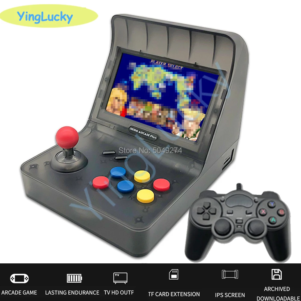 Arcade 4 inch Build-in 3000 Video Classical Games Skillful Design Exquisite Appearance Mini Game Console Player HDMI 4p